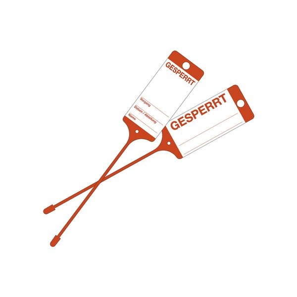 EICHNER 3x 100er-Pack Warenanhänger »Gesperrt« Image