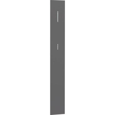 Garderobenpaneel FORTE "Quayle", grau, B:25cm H:189cm T:2,2cm, Spanplatte, Garderobenpaneele Image