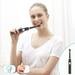 PATLOLAV Portable Toothbrush Battery Operated Battery Powered Electric Toothbrush 1Brush Heads Included 38000 Strokes Per Minute IPX7 Level Rechargeable Toothbrush Low Noise