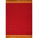 Tribal Red Gabbeh Oriental Area Rug Hand-Knotted Wool Carpet - 5'10"x 7'9"