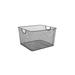 YBM Home Mesh Open Bin Storage Basket Organizer for Fruits, Vegetables, Pantry Items Toys, Pack of 1