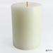 Elyon 4 x 3 Inch White Pillar Candle Set