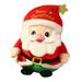 Abbraccia Santa Christmas Doll Christmas Plush Dolls Soft Props Ornament Santa Doll Desktop Ornaments Santa Claus Figurine for Tabletop 34cm