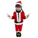 Quealent Boys Childrenscostume Male Big Kid Sweatsuits for Boys Toddler Boys Girls Christmas Santa Warm Outwear Set Outfits Clothes (RD2 6-7 Years)