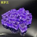 OUNONA 50pcs Reusable Ice Cube Plastic Squares Ice Cubes Washable Ice Cube Fish Tank Decor