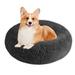 AUTOWT Calming Dog Bed for Small Dogs Cats Donut Cuddler Cozy Warm Anti-Anxiety Dog Cat Cushion Mat Ultra Soft Fluffy Plush Round Pet Pillow Non-Slip Bottom Machine Washable