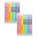 School Writing Wide highlighters Stackable highlighters Pink highlighters 2PCS Pen 10 Colors Erasable Assorted And Fine Tips Friction Pastel Marker Set For Highlighting In Student Office 2Ml