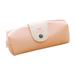 Super Holiday Savings! Uhuya Snap Button Pen Bag Small Fresh Beard Large Capacity Student Stationery Bag Pencil Bag Pink