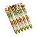 6pcs Moose Pen (Random Style) Christmas Ballpoint Pen Push 6 Colors in one Color Multi Function Marker Creative Student Stationery 6 in1 Multicolor Ballpoint Pen for Christmas 6pcs Multi-color