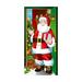 wsevypo Hanging Prop Decoration with Cartoon Print for Christmas Porch Sign Flag