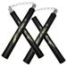 Snake Eye Tactical 12 Black Nunchaku Ninja Foam Nunchucks Dragon Pattern for Martial Arts Training