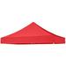 PRINxy Po-p Up Canopy Replacement Canopy Tent Top-Cover 6.56x6.56/8.2x8.2/9.84x9.84ft Replacement Canopy Cover For Instant Canopy Tent(without Bracket) Red 78.74x78.74in