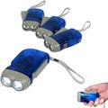 Hand Crank Flashlight Set for Camping Home Car - LED Bright Light (4-Pack)