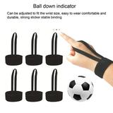 Xinhuadsh Football Down Indicator Elastic Band Cozy Wear Adjustable Wrist Strap Professional Football Referees Wristband Football Match Sports Indicator Wrist Accessories