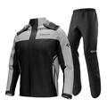 SULAITE Waterproof Motorcycle Rain Suit Men Women Cycling Rain Gear Jacket and Pants with Storage Bag