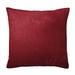 Juno Velvet Red Decor Pillow (Feather Insert) 14 x20 Rectangle