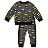 Toddler Gray Batman Pullover Sweatshirt and Joggers Set