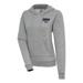 Women's Antigua Heather Gray Oral Roberts Golden Eagles Victory Pullover Hoodie