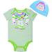 Infant Green Toy Story Buzz Lightyear Bodysuit and Hat Set