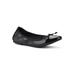 Wide Width Women's Sunnyside Ii Casual Flat by White Mountain in Black Patent (Size 10 W)