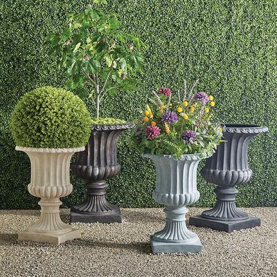 Classical Tuscany Indoor/Outdoor Urn - Glacier, 31" - Frontgate
