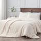 BEDELITE Fleece Twin Comforter Set -Super Soft & Warm Fluffy White Bedding, Luxury Fuzzy Heavy Bed Set for Winter with 1 Pillow Shams