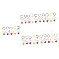 TOYANDONA 25 Pcs Bouncing Ball Toy Ankle Toy Ankle Jump Tetherball Jump Rope Balls Game Outside Toys Ball Swinging Balls Jumping Ring Toy Sports Swing Abs Parent-child Ski Jumper