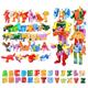 Exuberia Letter Alphabet Trans-formers Toys,Deformation Robot,Assembled Transform Robot Building Blocks Kits Alphabet Toy,Gift For Christmas,Birthday Party,School Classroom Rewards,26 Letter