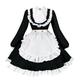 Hoothy-Herren Ladies French Maid Costume Women'S French Maid Outfit French Maid Fancy Dress Servant Outfit Cute Lolita French Maid Costumes Christmas Sexy Fancy Dress Costumes For Women