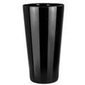 Trend for Home Black Vase H: 29.5 cm Flower Vase Black Glass Vase Floor Vase for Flowers Conical Vase Tall Vases Floor Standing Large Vase for Pampas Grass Black Decor | Ø 16 cm | Alyssa Piano Black