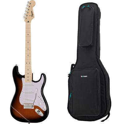 Squier Sonic Strat MN 2TSB Bundle