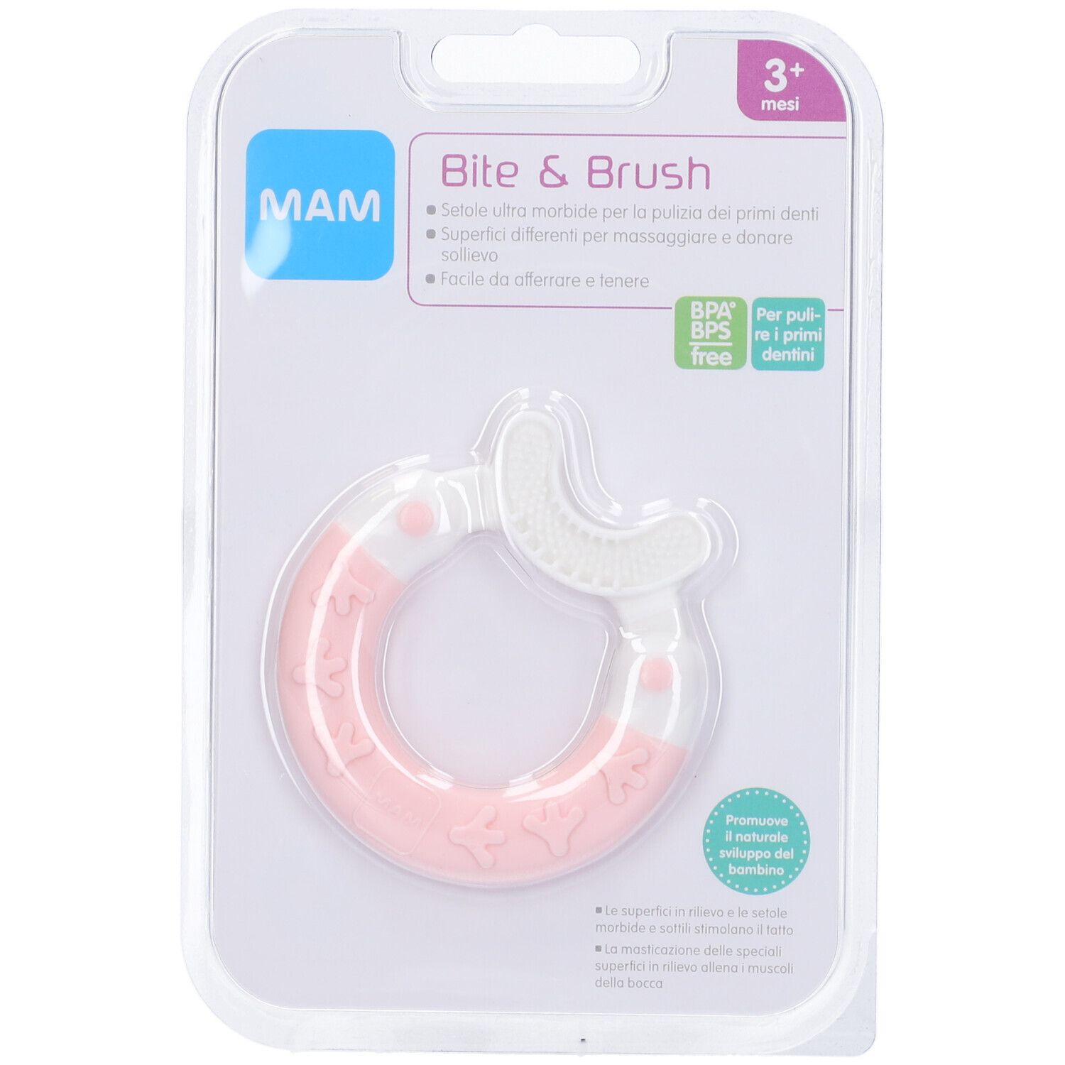 MAM Bite & Brush Dentaruolo 3+m 1 pz Altro