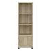 CDecor Home Furnishings Trenton Storage Bookcase Wood in Brown | 71.25 H x 24 W x 16 D in | Wayfair 707523