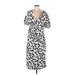 Love, Whit by Whitney Port Cocktail Dress: Silver Dresses - Women's Size Large