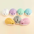 Mini souris ergonomique sans fil Bluetooth/2.4G souris mignonne hamster créatif USB optique 1200