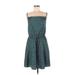 Shein Casual Dress Square Sleeveless: Teal Dresses - Women's Size Medium