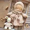 Nuovi giocattoli di peluche Kawaii Waldorf fatti a mano morbidi peluche bambola di cotone imballaggio bambole peluche tessuto scatola per bambini migliori regali