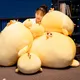 Round Chick Doll Stuffed Soft Appeasing Yellow Chicken Plush Toy Sleeping Companion Children Present