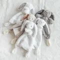 Cute Bunny Security Blanket for Baby Lovely Stuffed Animal Toys Soft Rabbit Blankie for Newborn
