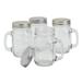 Mason Craft & More 4-piece 16oz Glass Jars with Handles and Lids