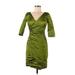 Sara Campbell Cocktail Dress: Green Dresses - Women's Size 0