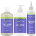 Shea Moisture Anti-Dandruff 3-Piece Bundle: Shampoo (12 Oz) Conditioner (12 Oz) and Pre-Wash (4 Oz) - Salicylic Acid & Vitamin B3 Infused!