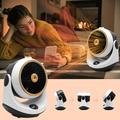 Winter Home Improvement Savings! Dvkptbk Fan Heater Small Silent Household Heating Dual Speed Thermoelectric Fan Heating Shaking Head Fan Heater