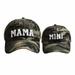 Parent Child Outfit Unisex Baseball Cap Classic Low Profile Cotton Baseball Cap Embroidery Mama Labeling Letter Soft Unconstructed