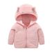 Fall Savings Clearance! 2023 TUOBARR Toddler Fleece Jacket Toddler Zip Up Hoodie Toddler Girls Boys Fleece Hoody Jacket Zip Up Coat Warm Winter Outwear Pink 12-18 Months