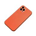 Elepower Rugged Case for iPhone 15 Pro Max 6.7 2023 Release Nylon Skin & PC Shell Back & Soft TPU Bumper Screen & Lens Protection Anti-scratch Shockproof Simple Design Ultra-thin Case Orange