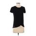 Senita Athletics Active T-Shirt: Black Activewear - Women's Size Small