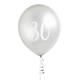 Age 30 Birthday Balloons Silver Party Decoration