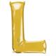 Alphabet A-Z Balloon Banner Letters Gold Foil 16" Birthday Party Decorations - L