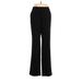 DKNY Dress Pants - Mid/Reg Rise Boot Cut Boyfriend: Black Bottoms - Women's Size 8